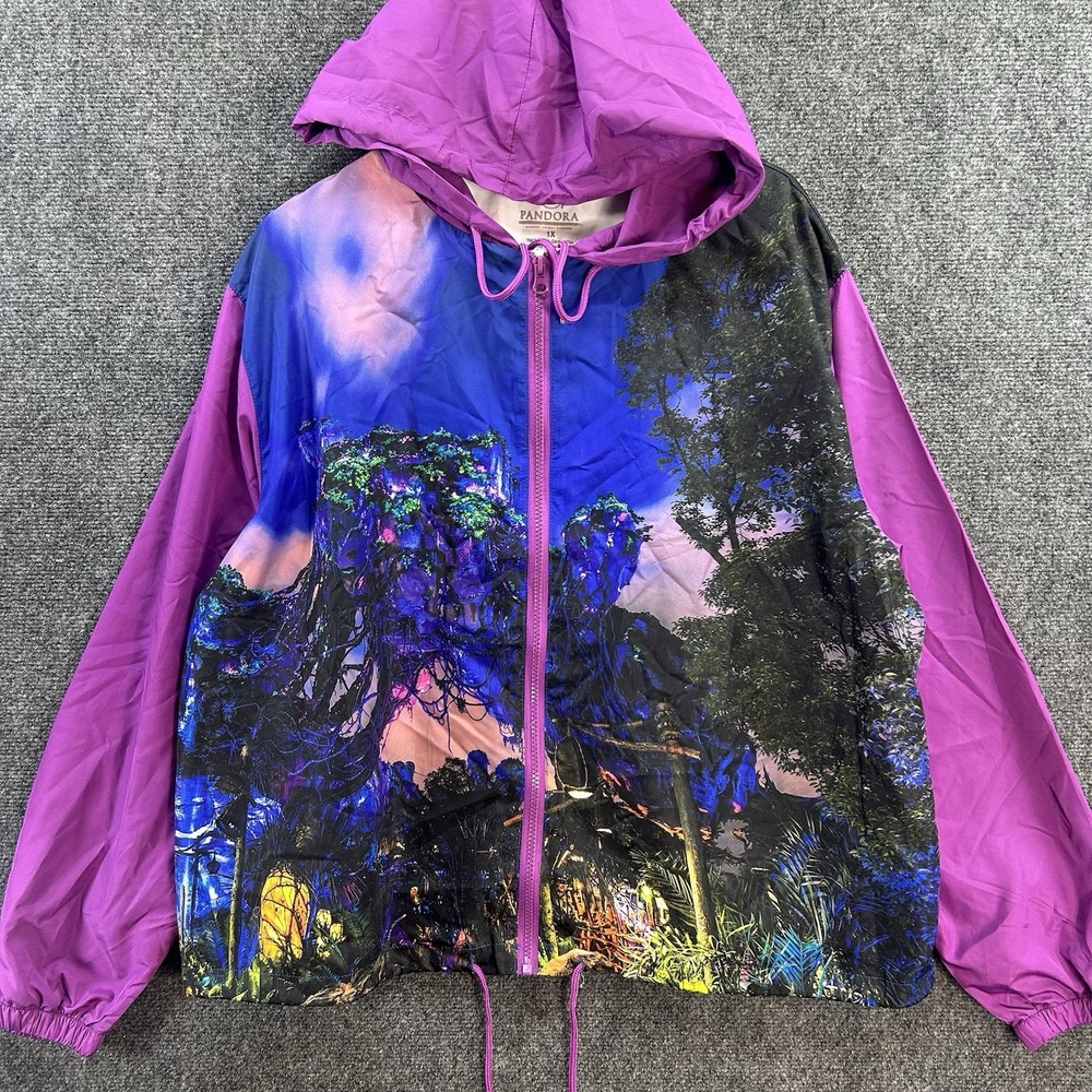 2022 Disney Parks Pandora Avatar Floating Mountains Windbreaker Jacket Womens 1X